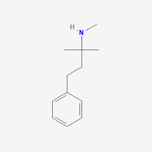 molecular formula C12H19N B13519064 Methyl(2-methyl-4-phenylbutan-2-yl)amine 