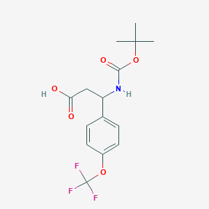 (R)-3-Tert-butoxycarbonylamino-3-(4-trifluoromethoxy-phenyl)-propionic acid