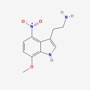 2-(7-methoxy-4-nitro-1H-indol-3-yl)ethan-1-amine