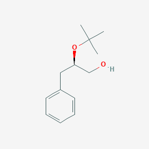 molecular formula C13H20O2 B13519075 (2R)-2-(tert-butoxy)-3-phenylpropan-1-ol 