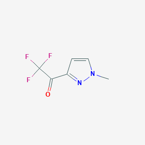 2,2,2-Trifluoro-1-(1-methylpyrazol-3-yl)ethanone