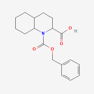 1-((Benzyloxy)carbonyl)decahydroquinoline-2-carboxylic acid