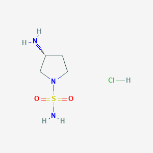 (3R)-3-aminopyrrolidine-1-sulfonamide hydrochloride