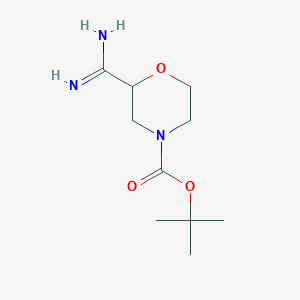 Tert-butyl 2-[amino(imino)methyl]morpholine-4-carboxylate