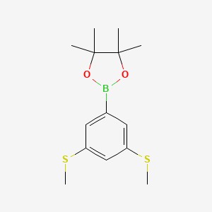 2-(3,5-Bis(methylthio)phenyl)-4,4,5,5-tetramethyl-1,3,2-dioxaborolane