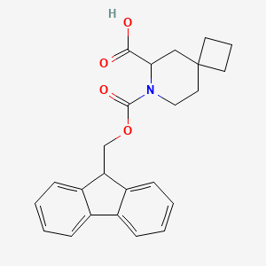 7-{[(9H-fluoren-9-yl)methoxy]carbonyl}-7-azaspiro[3.5]nonane-6-carboxylic acid