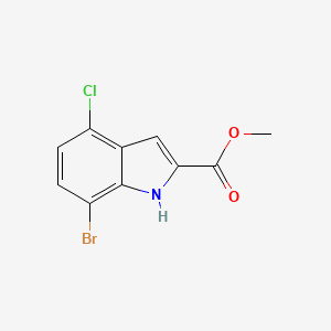 methyl 7-bromo-4-chloro-1H-indole-2-carboxylate