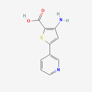 3-Amino-5-(3-pyridinyl)-2-thiophenecarboxylic acid