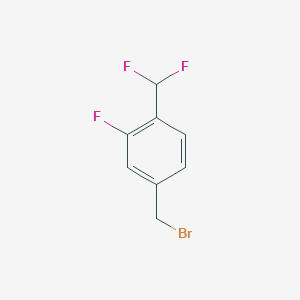 4-(Bromomethyl)-1-(difluoromethyl)-2-fluorobenzene