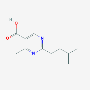 2-Isopentyl-4-methylpyrimidine-5-carboxylic acid