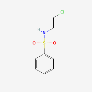 molecular formula C8H10ClNO2S B1351930 N-(2-氯乙基)苯磺酰胺 CAS No. 6453-86-7