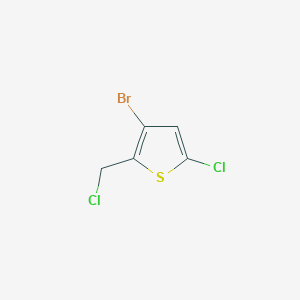 3-Bromo-5-chloro-2-(chloromethyl)thiophene