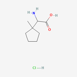 2-Amino-2-(1-methylcyclopentyl)acetic acid hydrochloride