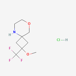 Rac-(2s,4s)-2-methoxy-2-(trifluoromethyl)-8-oxa-5-azaspiro[3.5]nonane hydrochloride