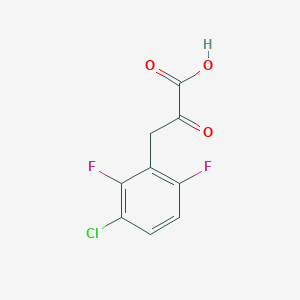 3-(3-Chloro-2,6-difluorophenyl)-2-oxopropanoic acid