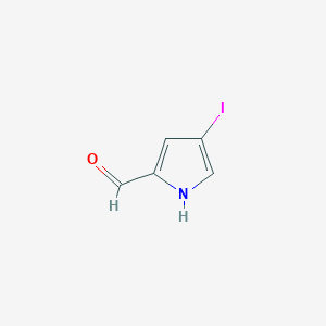 molecular formula C5H4INO B1351942 4-iodo-1H-pyrrole-2-carbaldehyde CAS No. 33515-62-7