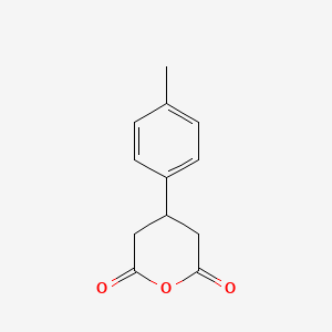 molecular formula C12H12O3 B13519431 4-(4-Methylphenyl)oxane-2,6-dione CAS No. 91963-20-1