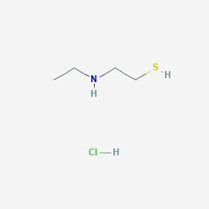 molecular formula C4H12ClNS B13519489 2-(Ethylamino)ethane-1-thiol hcl 