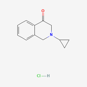 2-Cyclopropyl-1,2,3,4-tetrahydroisoquinolin-4-onehydrochloride