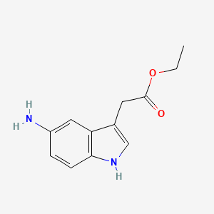 ethyl 2-(5-amino-1H-indol-3-yl)acetate