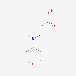 3-((Tetrahydro-2H-pyran-4-yl)amino)propanoic acid