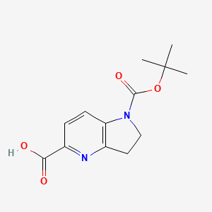 1-(tert-butoxycarbonyl)-2,3-dihydro-1H-pyrrolo[3,2-b]pyridine-5-carboxylic acid