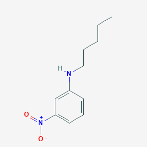 molecular formula C11H16N2O2 B13519576 3-Nitro-N-pentylaniline CAS No. 918499-57-7