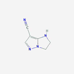 1H,2H,3H-pyrazolo[1,5-a]imidazole-7-carbonitrile