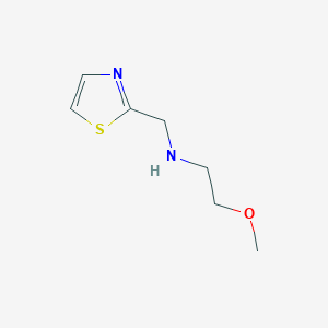 molecular formula C7H12N2OS B1351960 (2-Methoxy-ethyl)-thiazol-2-ylmethyl-amine CAS No. 886504-94-5