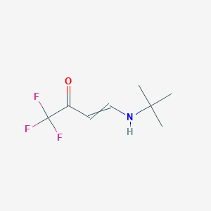 molecular formula C8H12F3NO B1351966 4-(Tert-butylamino)-1,1,1-trifluorobut-3-en-2-one CAS No. 187606-83-3