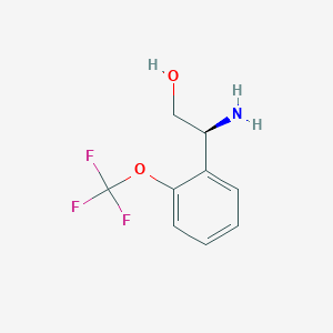 (s)-2-Amino-2-(2-(trifluoromethoxy)phenyl)ethan-1-ol