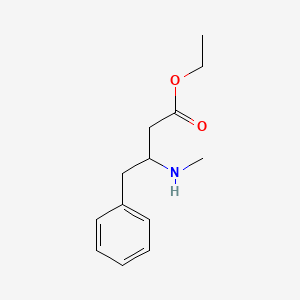 Ethyl 3-(methylamino)-4-phenylbutanoate