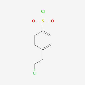 molecular formula C8H8Cl2O2S B1351976 4-(2-氯乙基)苯-1-磺酰氯 CAS No. 4796-23-0