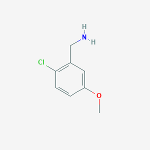 molecular formula C8H10ClNO B13519808 (2-Chloro-5-methoxyphenyl)methanamine 