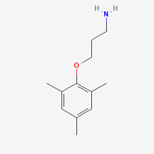 molecular formula C12H19NO B13519811 3-(Mesityloxy)propan-1-amine 