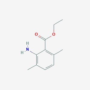 molecular formula C11H15NO2 B13519819 Ethyl 2-amino-3,6-dimethylbenzoate 