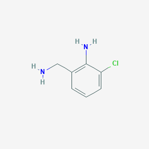 molecular formula C7H9ClN2 B13519833 2-(Aminomethyl)-6-chloroaniline 