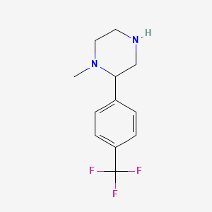 1-Methyl-2-(4-(trifluoromethyl)phenyl)piperazine