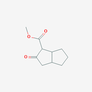 molecular formula C10H14O3 B13519872 methyl2-oxo-octahydropentalene-1-carboxylate,Mixtureofdiastereomers 