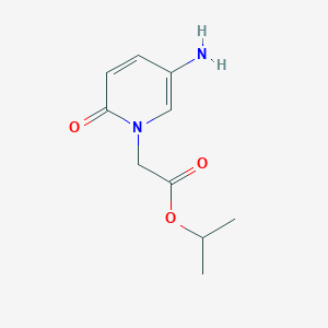 molecular formula C10H14N2O3 B13519884 Isopropyl 2-(5-amino-2-oxopyridin-1(2h)-yl)acetate 