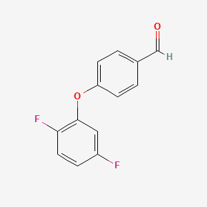 molecular formula C13H8F2O2 B13519888 4-(2,5-Difluorophenoxy)benzaldehyde 