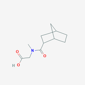 molecular formula C11H17NO3 B13519911 2-(1-{bicyclo[2.2.1]heptan-2-yl}-N-methylformamido)acetic acid 