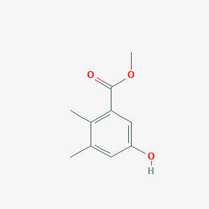 molecular formula C10H12O3 B13519989 Methyl 5-hydroxy-2,3-dimethylbenzoate 