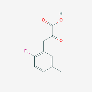 3-(2-Fluoro-5-methylphenyl)-2-oxopropanoic acid