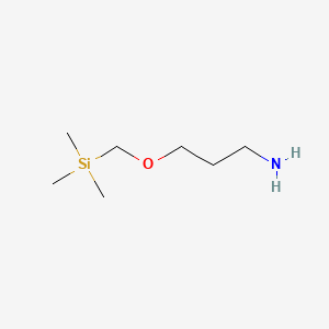 molecular formula C7H19NOSi B13520000 [(3-Aminopropoxy)methyl]trimethylsilane 