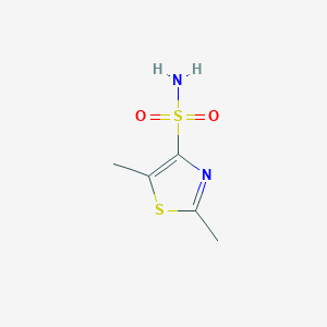 molecular formula C5H8N2O2S2 B13520005 Dimethyl-1,3-thiazole-4-sulfonamide 