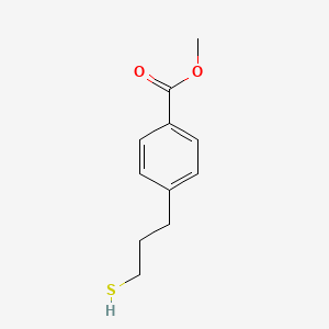 Methyl 4-(3-sulfanylpropyl)benzoate