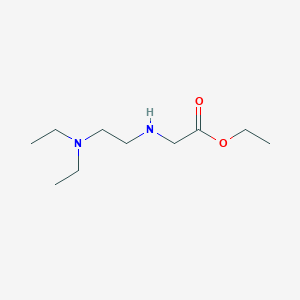 molecular formula C10H22N2O2 B13520060 Ethyl n-[2-(diethylamino)ethyl]glycinate CAS No. 7568-71-0