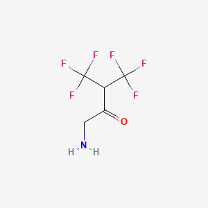 1-Amino-4,4,4-trifluoro-3-(trifluoromethyl)butan-2-one