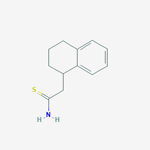 2-(1,2,3,4-Tetrahydronaphthalen-1-yl)ethanethioamide